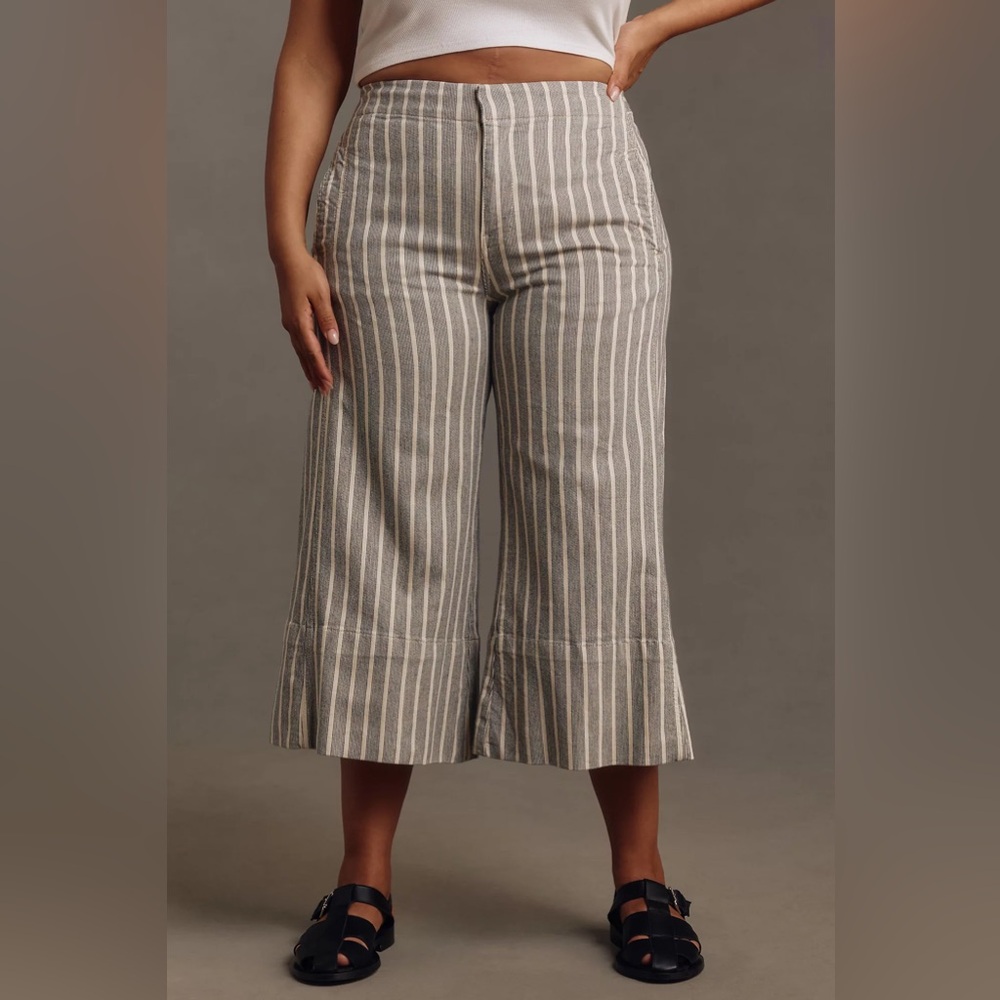 PILCRO FOXGLOVE MID-RISE FLARE PANTS - Picture 6 of 7